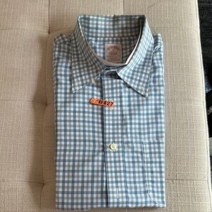 Men's Blue Checkered Shirt